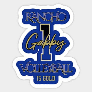 Gabby #1 Rancho VB (15 Gold) - Blue Sticker